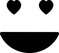 Happy Emoticon Smiling Square Contour Svg Vector, Free Vectors File